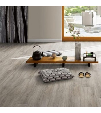 Vinyl Parador Basic 30 Dub pastelovo šedá  štruktúra dreva široká lamela 1L 1513441 1207x216x9,4 mm