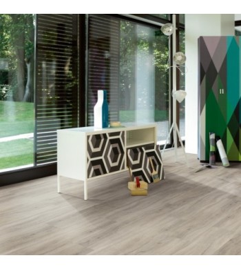 Vinyl Parador Basic 30 Dub pastelovo šedá  štruktúra dreva široká lamela 1L 1513441 1207x216x9,4 mm