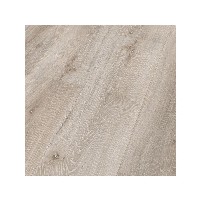 Vinyl Parador Classic 2030 Dub Royal white biely bielená  kartáčovaná štruktúra široká lamela 1513465 1207x216x9,6 mm