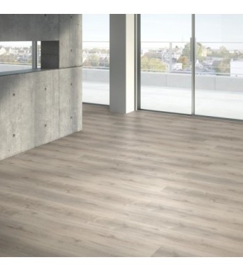 Vinyl Parador Classic 2030 Dub Royal white biely bielená  kartáčovaná štruktúra široká lamela 1513465 1207x216x9,6 mm