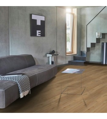 Vinyl Parador Classic 2030 Dub prí­rodná  kartáčovaná štruktúra široká lamela V-drážka 1744614 1207x216x9,6 mm