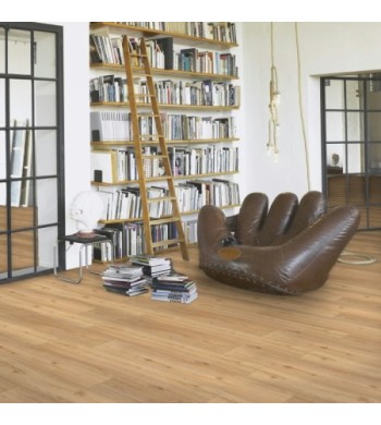 Vinyl Parador Classic 2030 Dub prí­rodná  kartáčovaná štruktúra široká lamela V-drážka 1744614 1207x216x9,6 mm