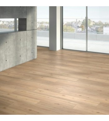 Vinyl Parador Classic 2030 Dub prí­rodná  kartáčovaná štruktúra široká lamela V-drážka 1744614 1207x216x9,6 mm