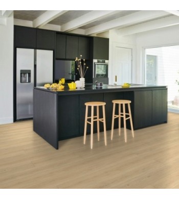 Design flooring Vinyl Trendtime 6 Dub Studioline piesková  kartáčovaná štruktúra široká lamela V-drážka 1744639 2200x216x9,6 mm