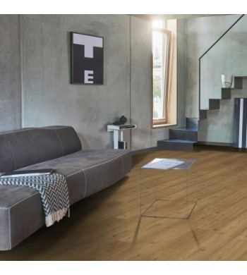 Design flooring Vinyl Trendtime 6 Dub prí­rodná  kartáčovaná štruktúra široká lamela V-drážka 1744637 2200x216x9,6 mm