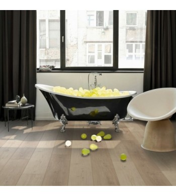 Design flooring Vinyl Trendtime 6 Dub Natural Mix šedá  kartáčovaná štruktúra široká lamela V-drážka 1744640 2200x216x9,6 mm