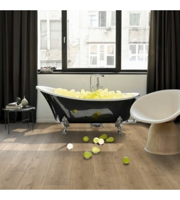 Design flooring Vinyl Trendtime 6 Dub Royal svetlo bielená  kartáčovaná štruktúra široká lamela V-drážka 1744635 2200x216x9,6 mm