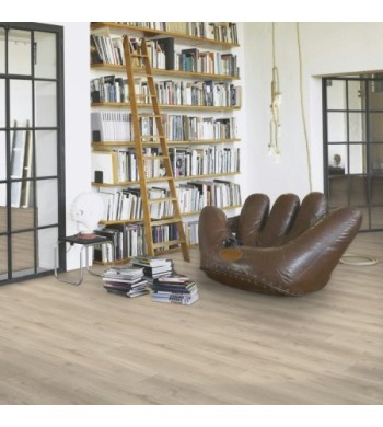 Design flooring Vinyl Trendtime 6 Dub Royal biely bielená  kartáčovaná štruktúra široká lamela V-drážka 1744636 2200x216x9,6 mm