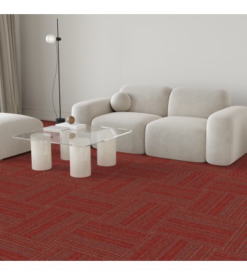 Coral Lines 60380-50 červeno-šedý 50 x 50 cm