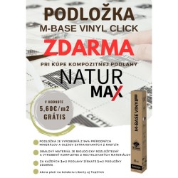 DOPREDAJ - Kompozitná minerálna podlaha NaturMax TopClick Dub Galicia M5072