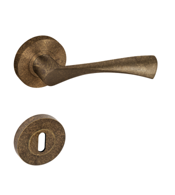 Kľučka na dvere MPK - SPIRIT - R BRA - bronz antik (DAB)