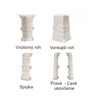 Soklová lišta VOX ESQUERO DUO 662