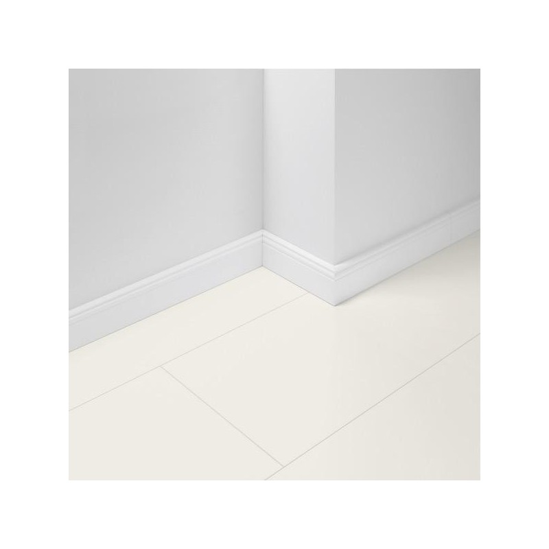 Lišta soklová Parador Hamburg HL1 Biela D001 1745471 MDF fólia 2200x19x65 mm