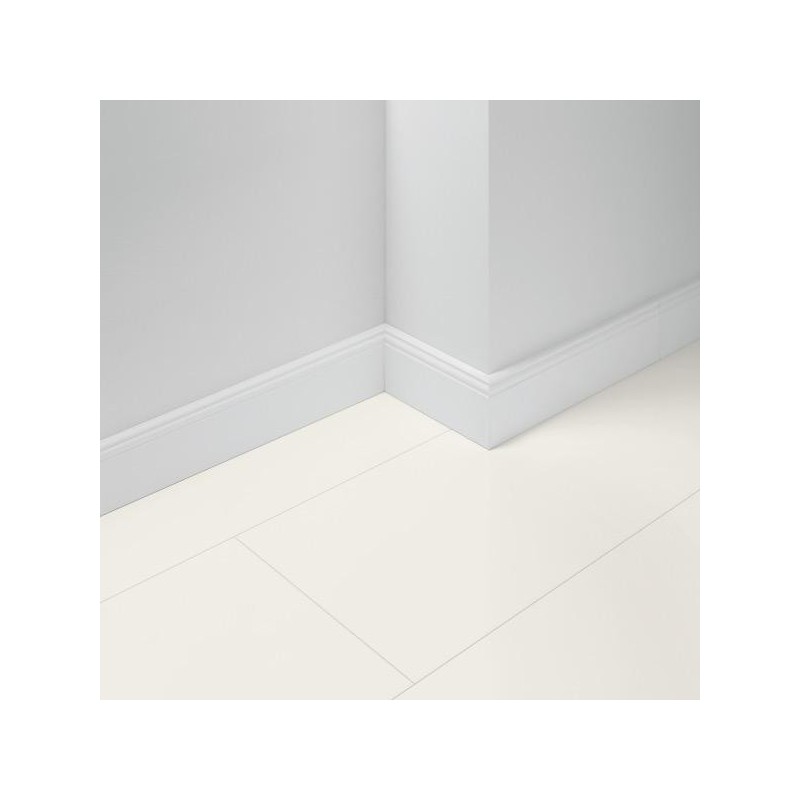 Lišta soklová Parador Hamburg HL2 Biela D001 1745472 MDF fólia 2200x19x85 mm