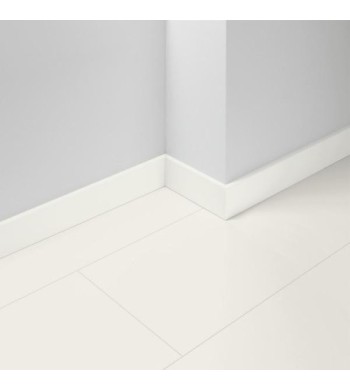 Lišta soklová Parador SL18 Biela lesklá D003 1745384 MDF fólia 2200x16,5x70 mm