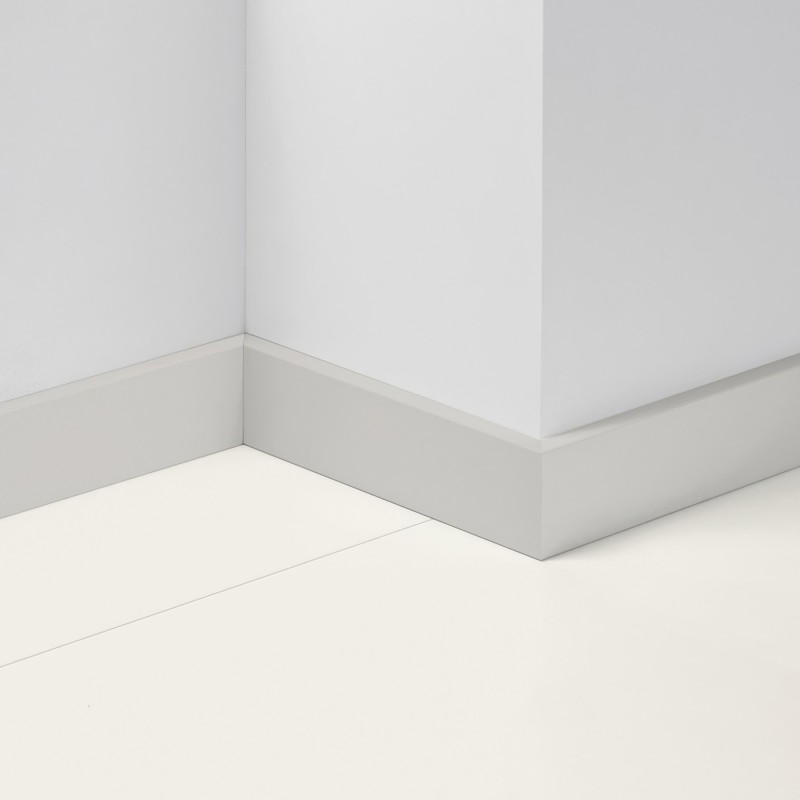 Lišta soklová Parador SL18 Biely základní˝ náter D004 1745386 MDF fólia 2200x16,5x70 mm