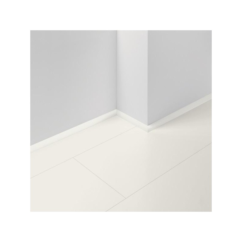 Lišta soklová Parador Ĺ tvrĹĄkruh Biela D001 1745529 MDF fólia 2200x20x14 mm