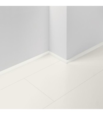 Lišta soklová Parador Ĺ tvrĹĄkruh Biela lesklá D003 1745272 MDF fólia 2200x20x14 mm