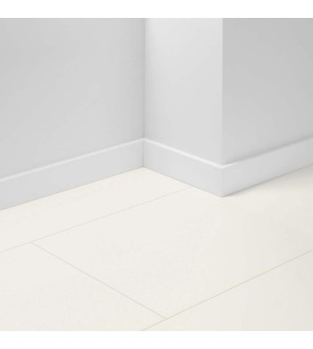 Lišta soklová Parador SL18 Jednofarebná biela D002 RAL9016 1744518 2200x16,5x70 mm