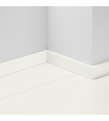 Lišta soklová Parador SL5 WF Jednofarebná biela D002 RAL9016 Vodeodolná 1748959 2200x16x50 mm